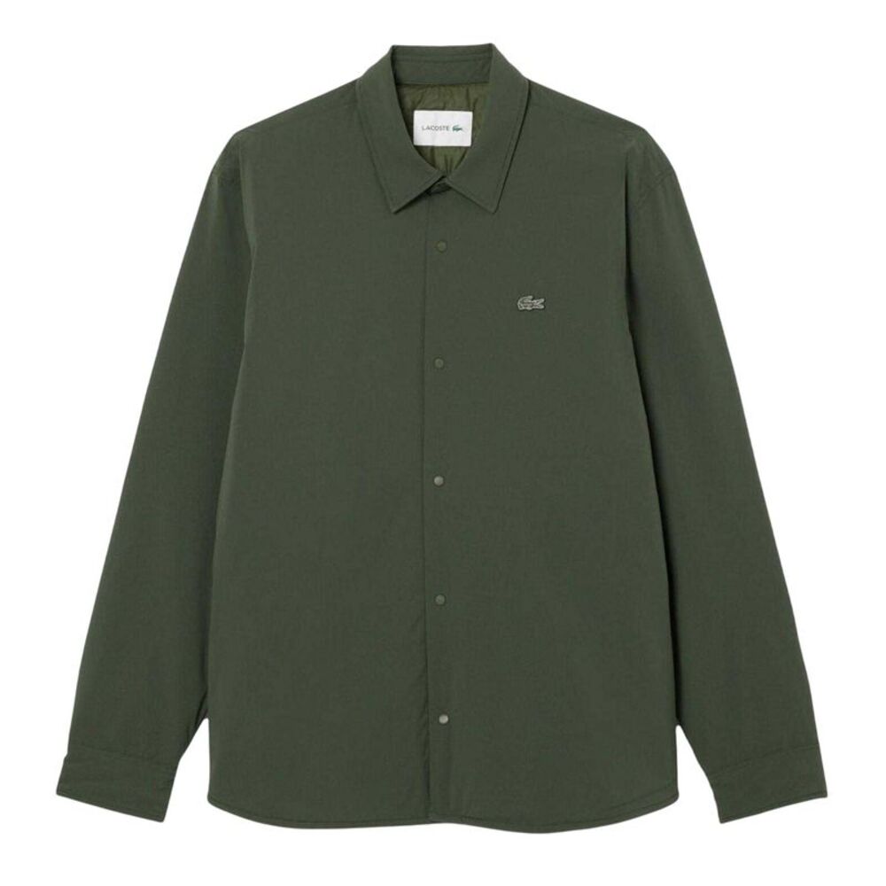 Lacoste Mens Water Repellent Overshirt / Green